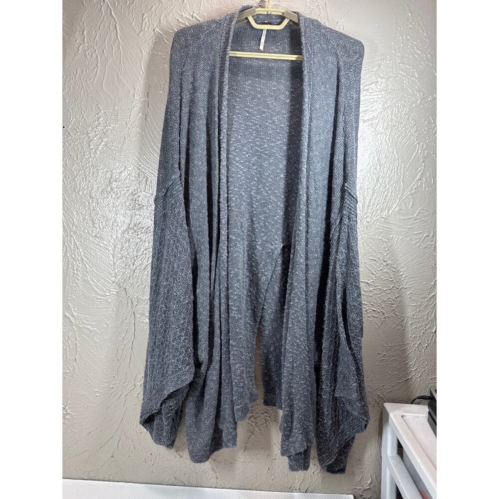 Free People Womens Open Front‎ Knit Cardigan Sweater Box Sleeve Size XS X-small
